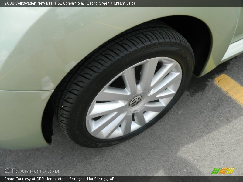 Gecko Green / Cream Beige 2008 Volkswagen New Beetle SE Convertible