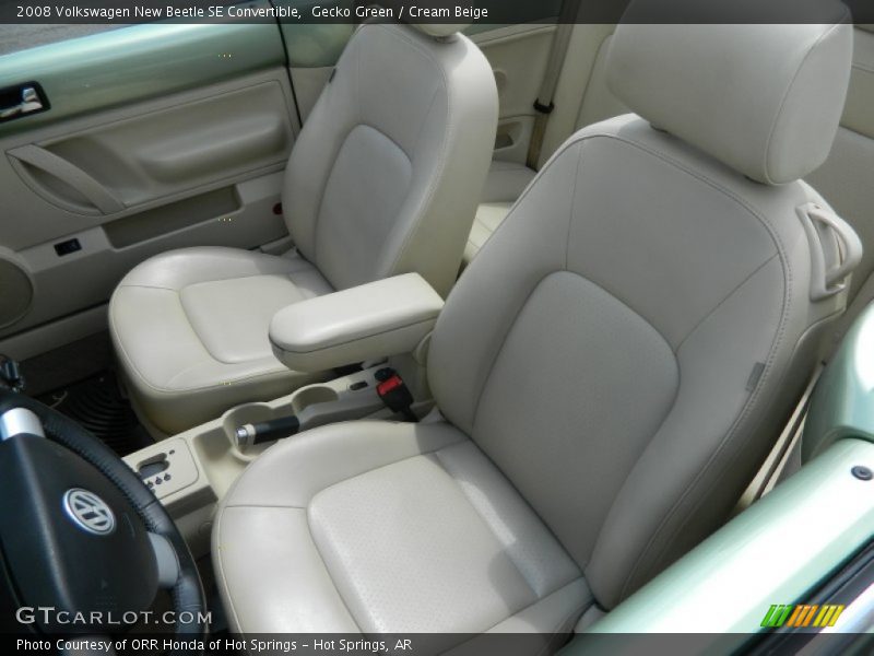 Gecko Green / Cream Beige 2008 Volkswagen New Beetle SE Convertible