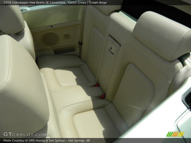Gecko Green / Cream Beige 2008 Volkswagen New Beetle SE Convertible
