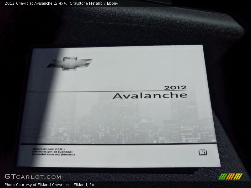 Graystone Metallic / Ebony 2012 Chevrolet Avalanche LS 4x4