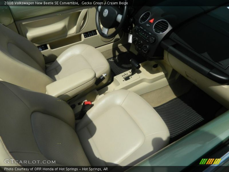 Gecko Green / Cream Beige 2008 Volkswagen New Beetle SE Convertible