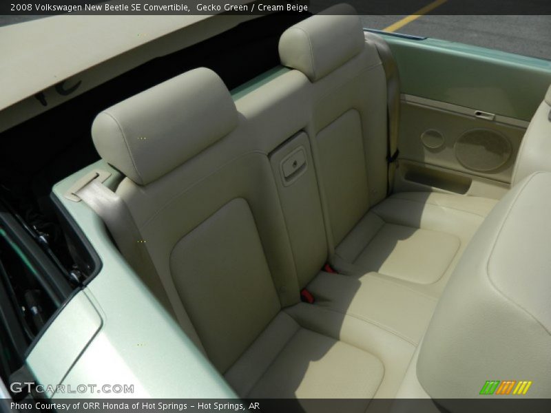 Gecko Green / Cream Beige 2008 Volkswagen New Beetle SE Convertible