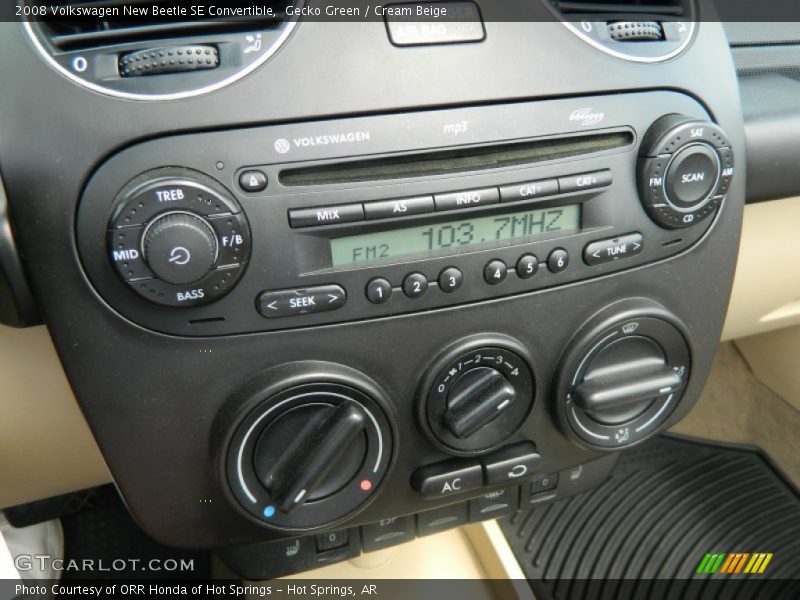 Gecko Green / Cream Beige 2008 Volkswagen New Beetle SE Convertible