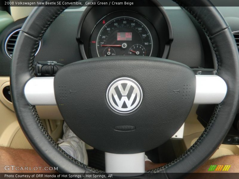 Gecko Green / Cream Beige 2008 Volkswagen New Beetle SE Convertible