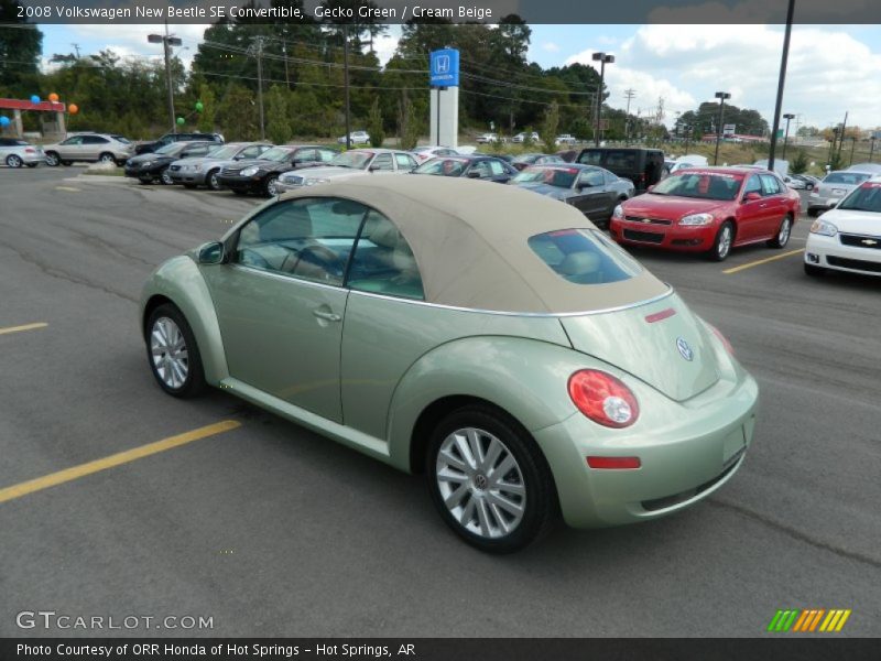 Gecko Green / Cream Beige 2008 Volkswagen New Beetle SE Convertible