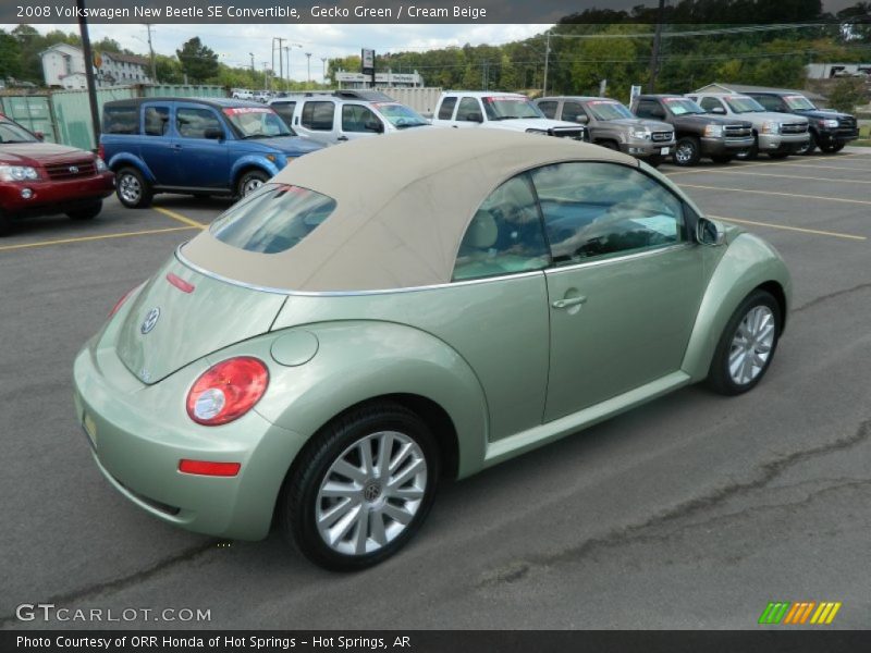 Gecko Green / Cream Beige 2008 Volkswagen New Beetle SE Convertible