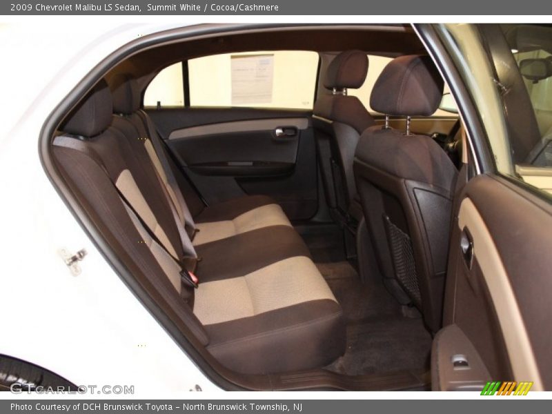 Summit White / Cocoa/Cashmere 2009 Chevrolet Malibu LS Sedan