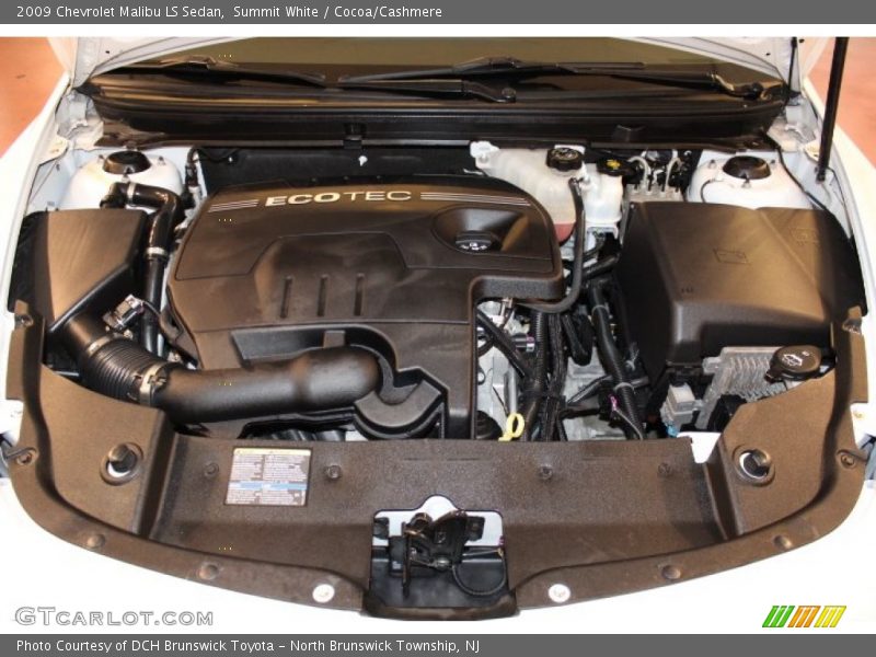 Summit White / Cocoa/Cashmere 2009 Chevrolet Malibu LS Sedan