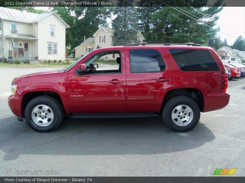 Crystal Red Tintcoat / Ebony 2012 Chevrolet Tahoe LS 4x4