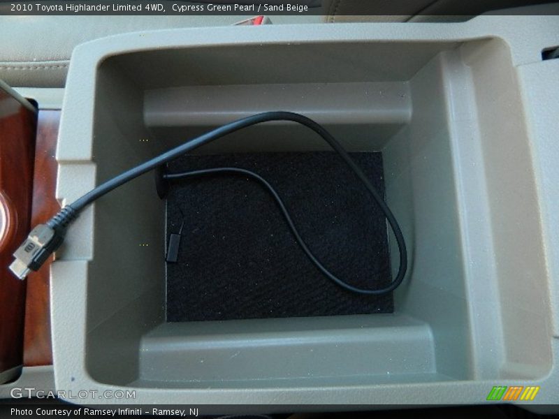 Cypress Green Pearl / Sand Beige 2010 Toyota Highlander Limited 4WD