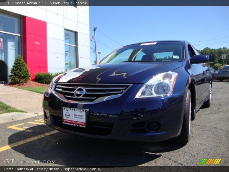 Super Black / Charcoal 2012 Nissan Altima 2.5 S