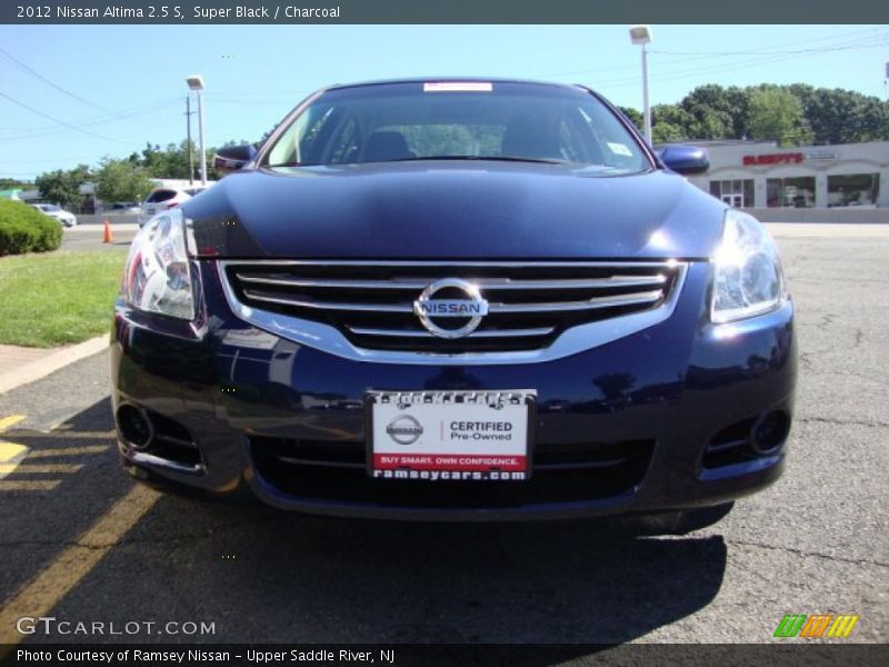 Super Black / Charcoal 2012 Nissan Altima 2.5 S