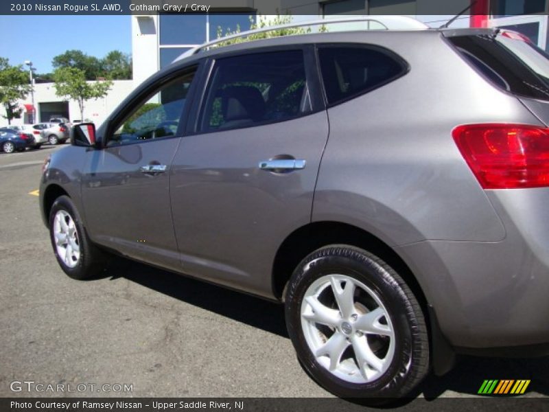 Gotham Gray / Gray 2010 Nissan Rogue SL AWD