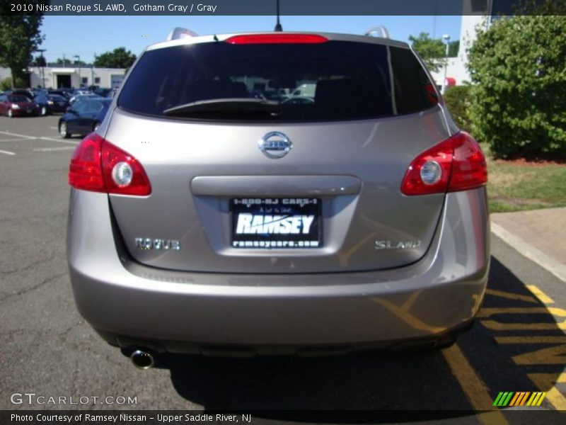 Gotham Gray / Gray 2010 Nissan Rogue SL AWD
