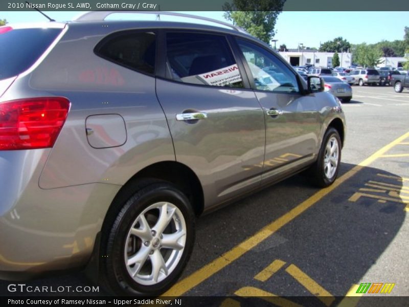 Gotham Gray / Gray 2010 Nissan Rogue SL AWD