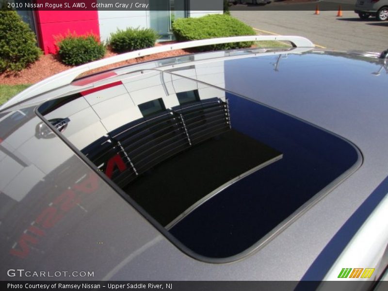 Gotham Gray / Gray 2010 Nissan Rogue SL AWD