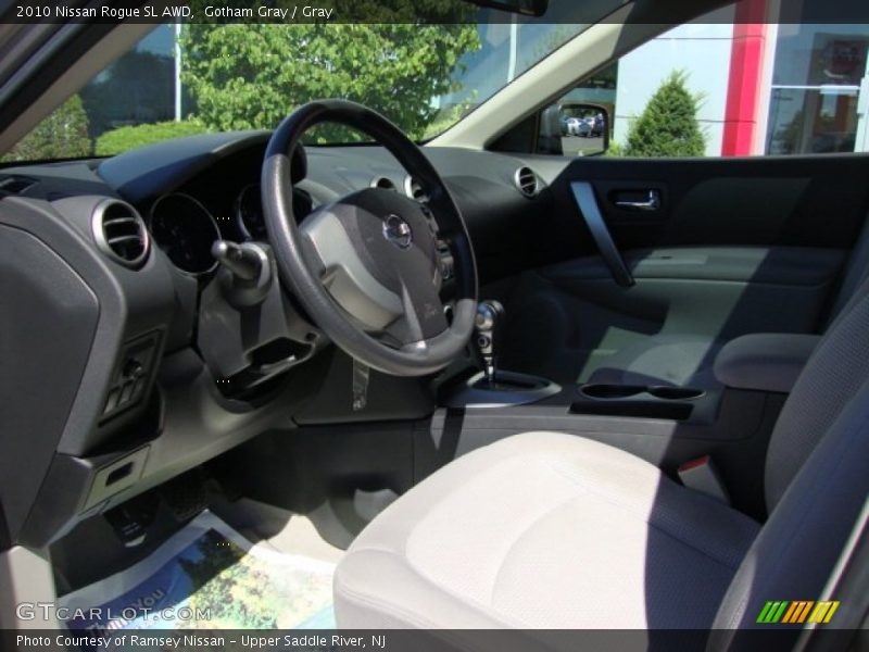 Gotham Gray / Gray 2010 Nissan Rogue SL AWD