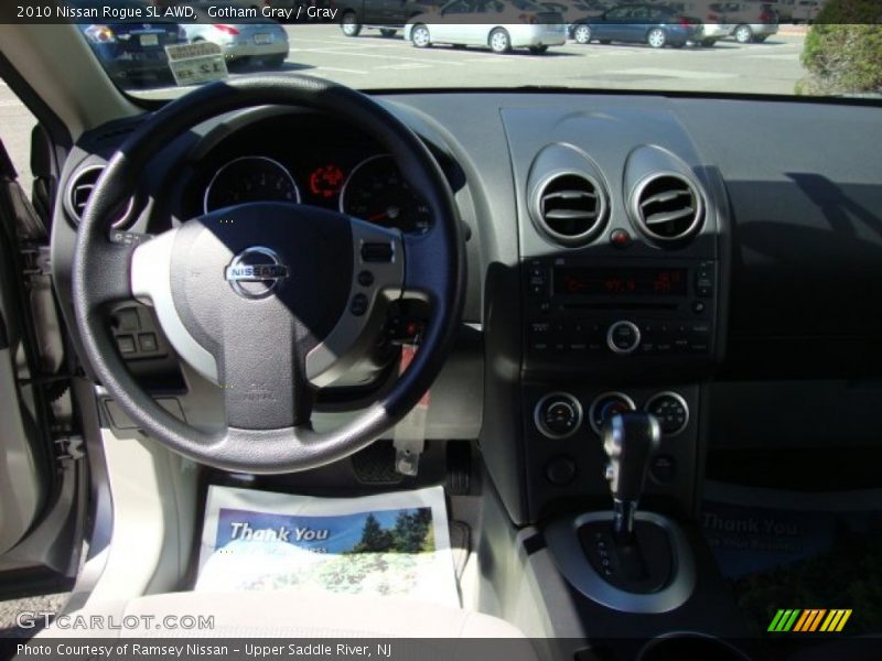 Gotham Gray / Gray 2010 Nissan Rogue SL AWD