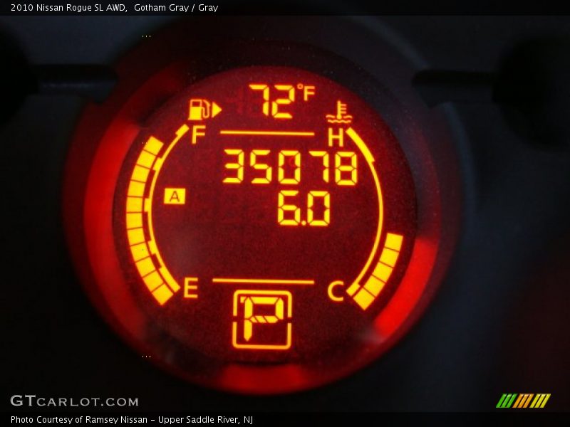 Gotham Gray / Gray 2010 Nissan Rogue SL AWD