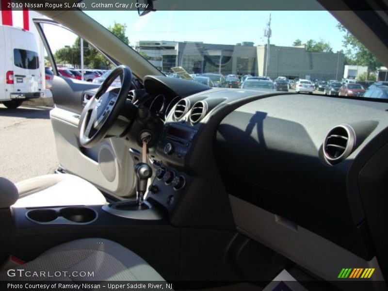 Gotham Gray / Gray 2010 Nissan Rogue SL AWD