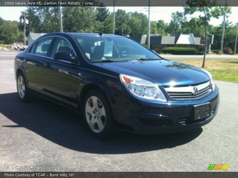 Carbon Flash Metallic / Gray 2009 Saturn Aura XE