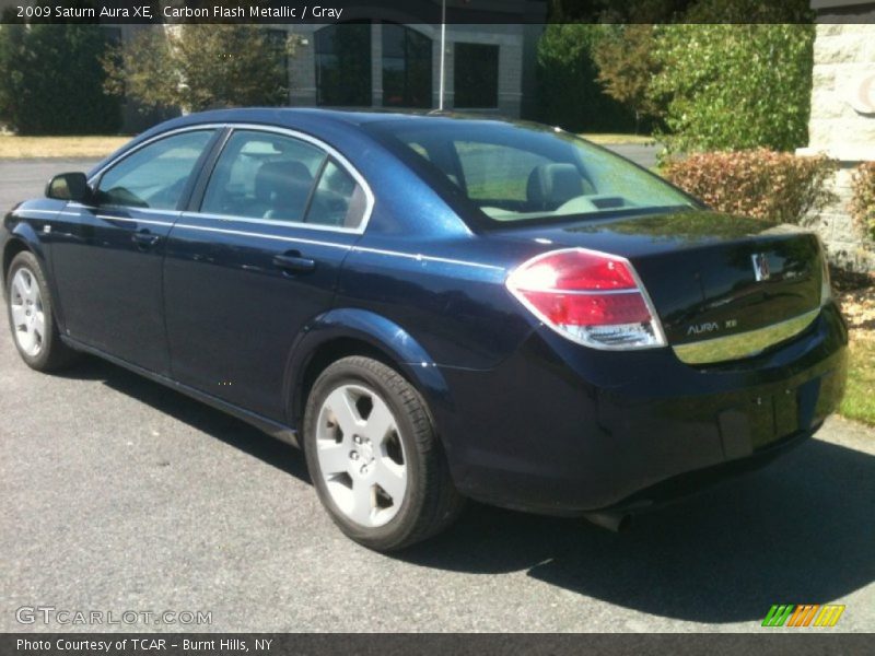 Carbon Flash Metallic / Gray 2009 Saturn Aura XE