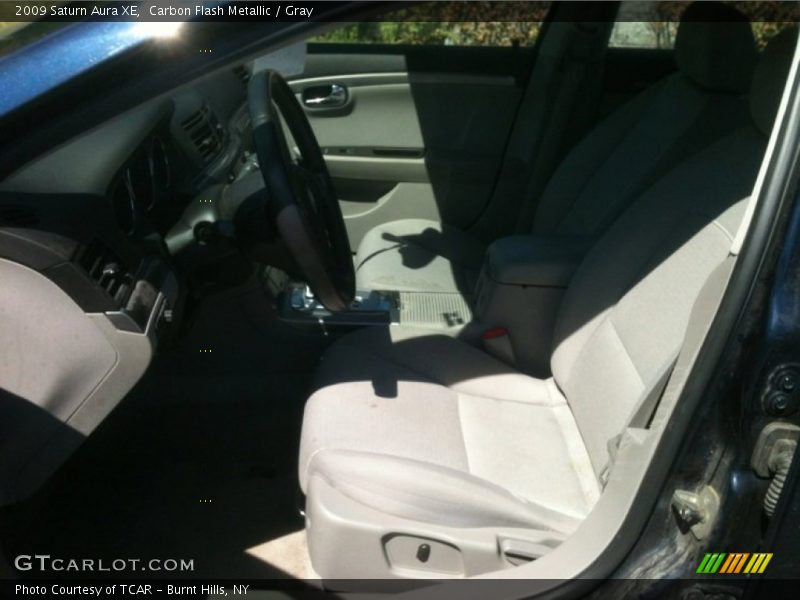 Carbon Flash Metallic / Gray 2009 Saturn Aura XE