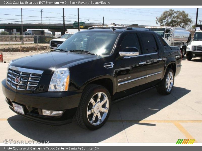 Black Raven / Ebony/Ebony 2011 Cadillac Escalade EXT Premium AWD