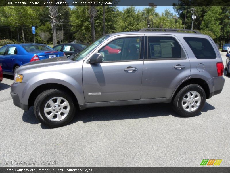 Light Sage Metallic / Stone 2008 Mazda Tribute i Grand Touring