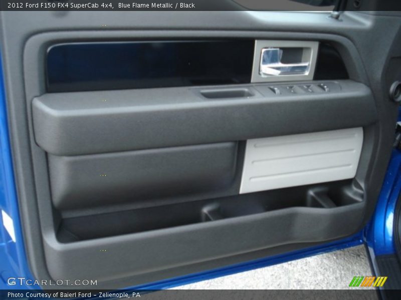 Blue Flame Metallic / Black 2012 Ford F150 FX4 SuperCab 4x4