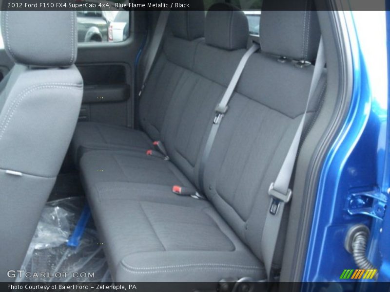 Rear Seat of 2012 F150 FX4 SuperCab 4x4