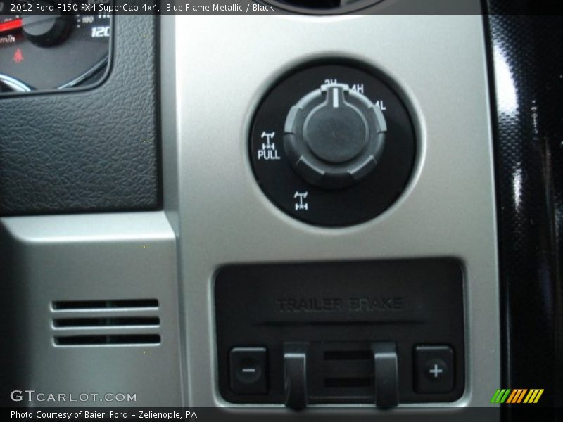 Blue Flame Metallic / Black 2012 Ford F150 FX4 SuperCab 4x4