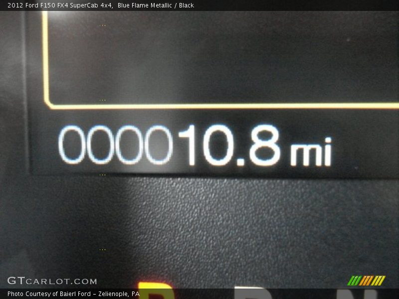 Blue Flame Metallic / Black 2012 Ford F150 FX4 SuperCab 4x4