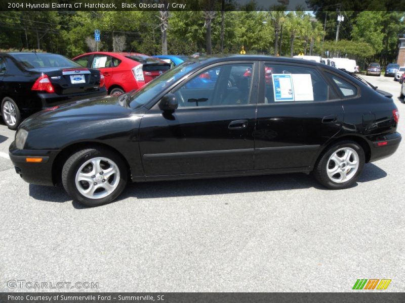 Black Obsidian / Gray 2004 Hyundai Elantra GT Hatchback