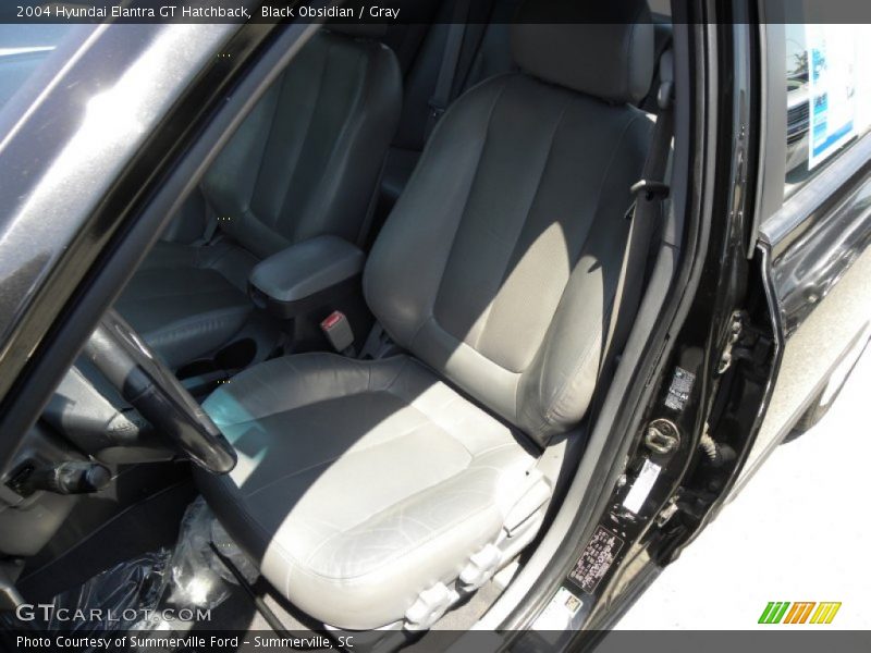Black Obsidian / Gray 2004 Hyundai Elantra GT Hatchback