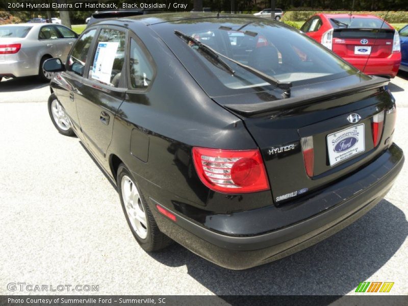 Black Obsidian / Gray 2004 Hyundai Elantra GT Hatchback
