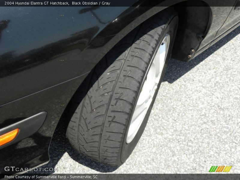 Black Obsidian / Gray 2004 Hyundai Elantra GT Hatchback