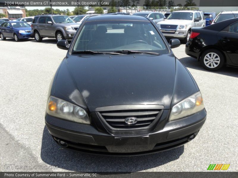 Black Obsidian / Gray 2004 Hyundai Elantra GT Hatchback