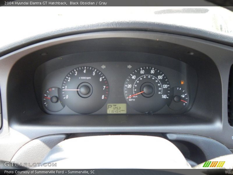 Black Obsidian / Gray 2004 Hyundai Elantra GT Hatchback