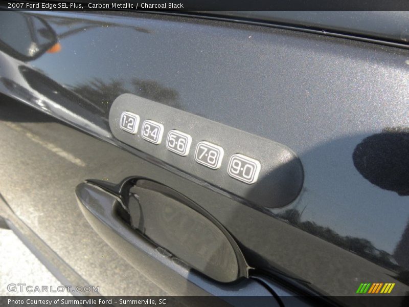 Carbon Metallic / Charcoal Black 2007 Ford Edge SEL Plus