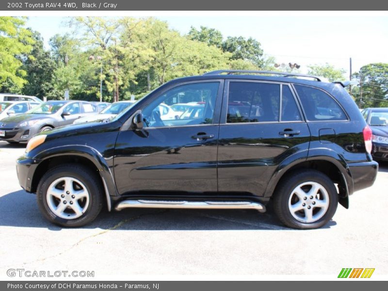 Black / Gray 2002 Toyota RAV4 4WD