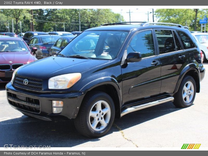Black / Gray 2002 Toyota RAV4 4WD