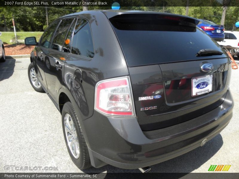 Carbon Metallic / Charcoal Black 2007 Ford Edge SEL Plus