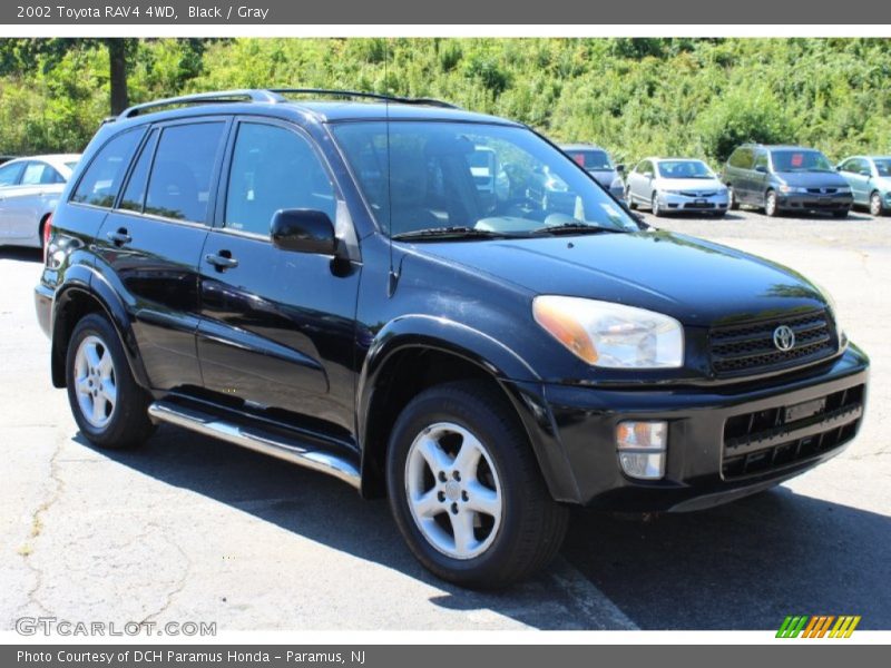 Black / Gray 2002 Toyota RAV4 4WD