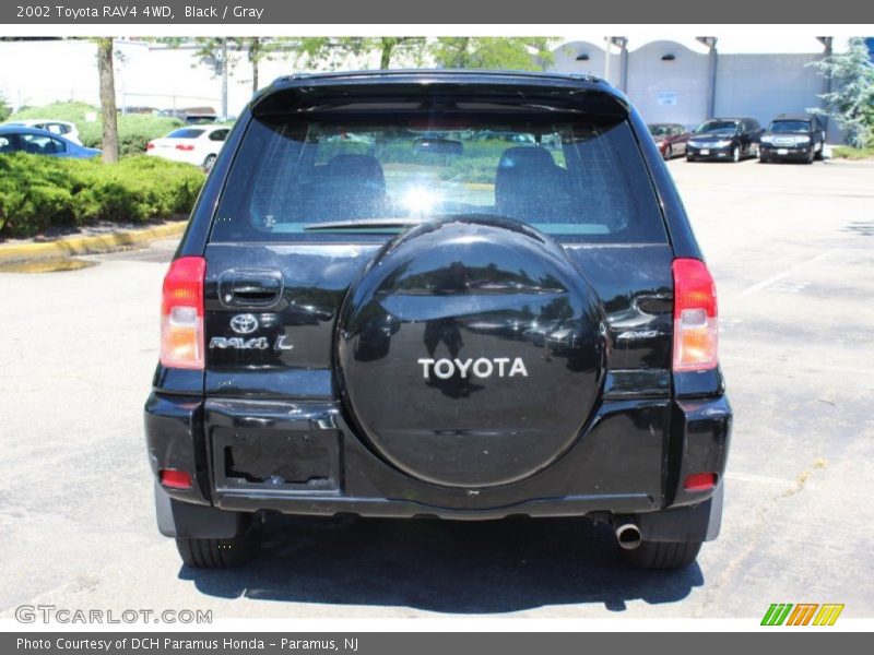 Black / Gray 2002 Toyota RAV4 4WD
