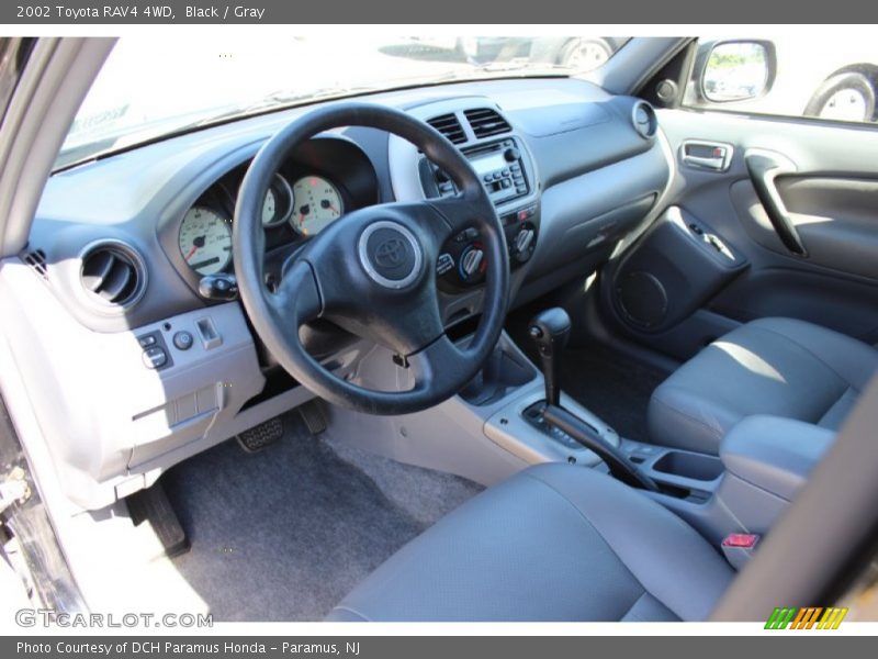 Black / Gray 2002 Toyota RAV4 4WD