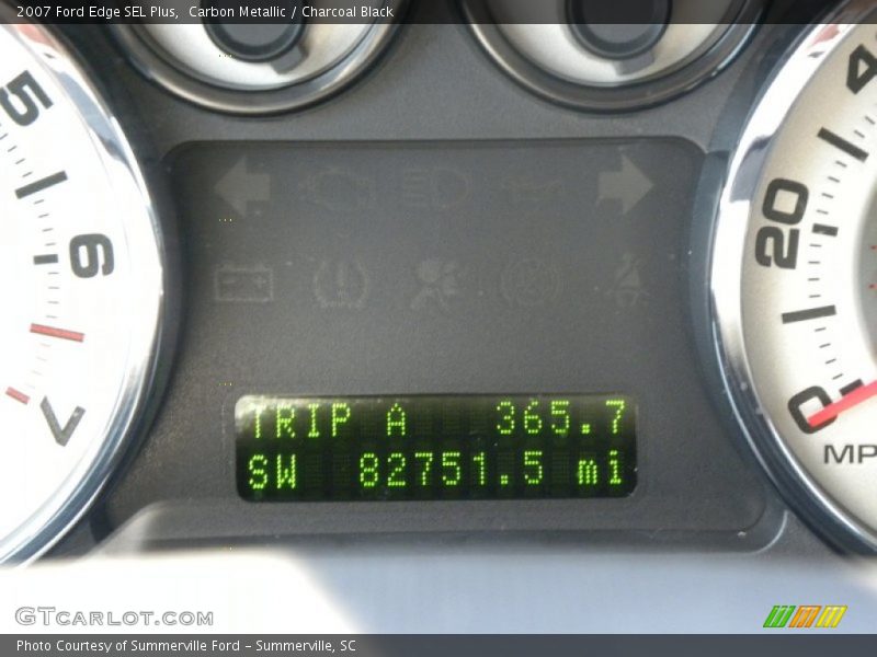 Carbon Metallic / Charcoal Black 2007 Ford Edge SEL Plus