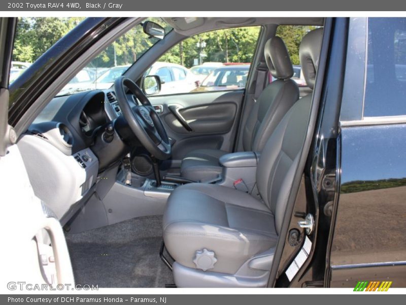 Black / Gray 2002 Toyota RAV4 4WD