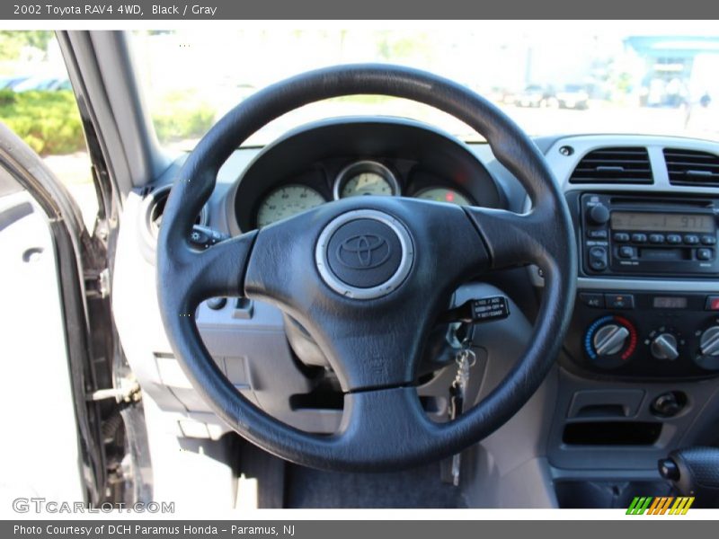 Black / Gray 2002 Toyota RAV4 4WD
