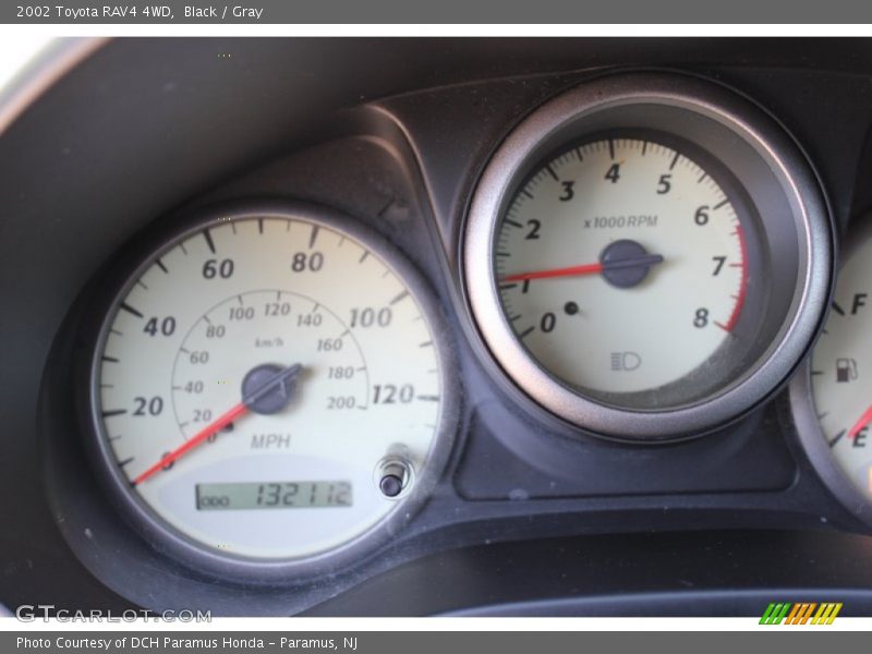 Black / Gray 2002 Toyota RAV4 4WD